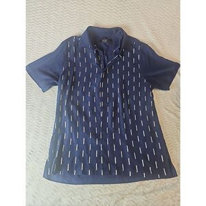 Nat Nast Luxury Original American Fit Men's Size M - 100% Silk Button Down Shirt